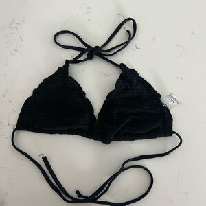 Black Triangle Bikini Top